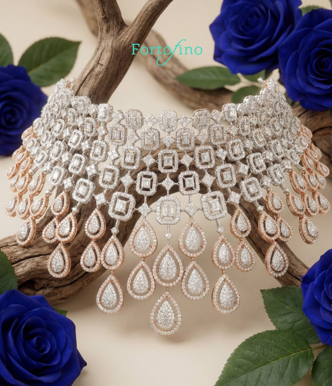 Fortofino natural diamond high jewellery editorial
